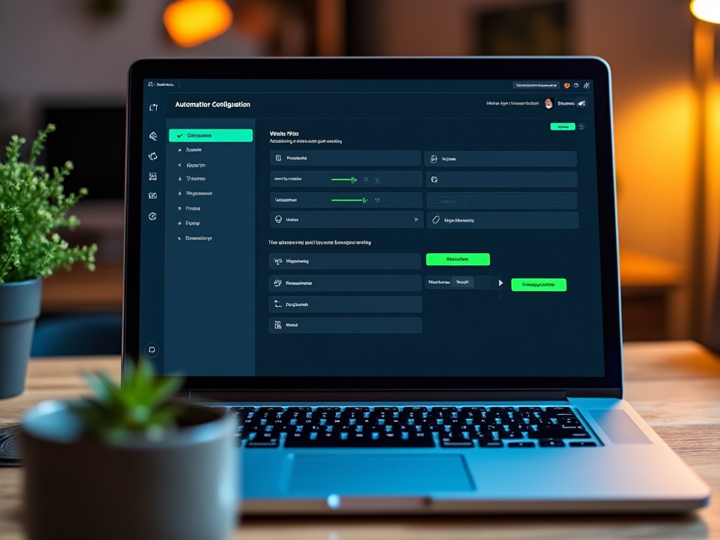 Interfaz de configuración de automatización administrativa en Suseru
